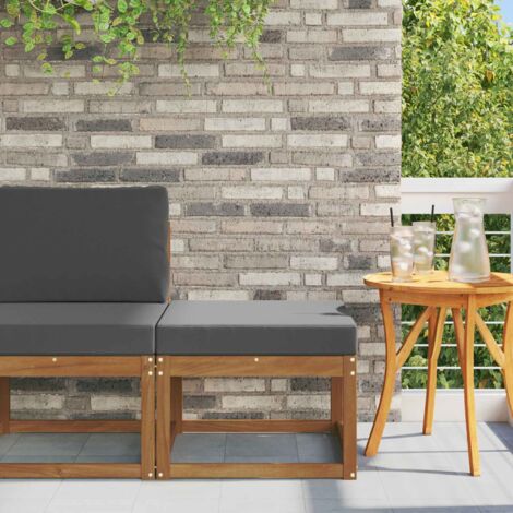 Reposapiés de exterior Madera de Acacia Sólida Natural