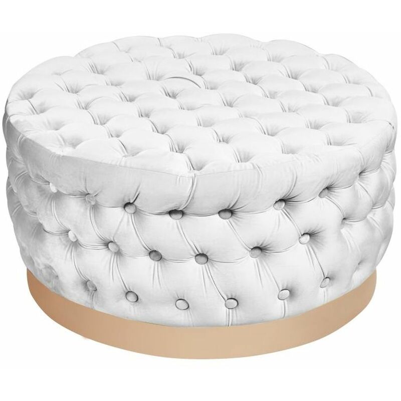 

Reposapiés DKD Home Decor Blanco Poliéster Madera MDF (78 x 78 x 40 cm)