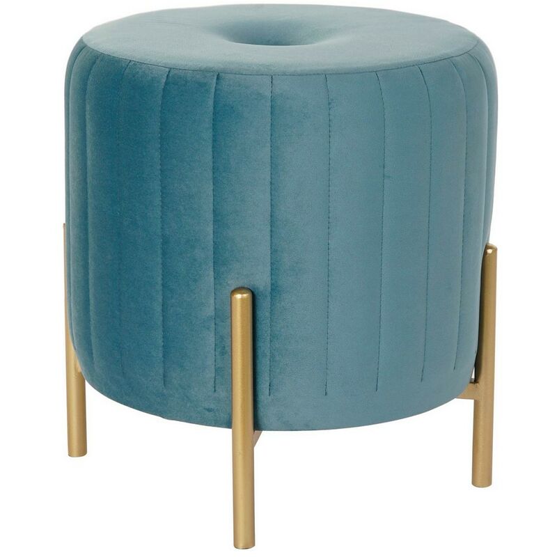 

Reposapiés DKD Home Decor Metal Moderno Velvet (45 x 45 x 42 cm)