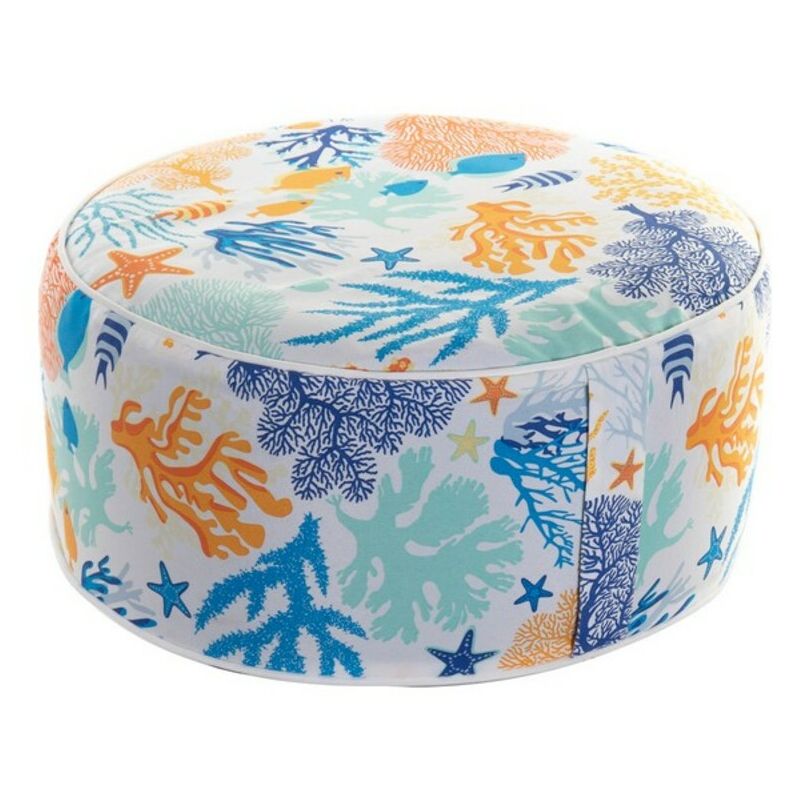 

Reposapiés DKD Home Decor Océano Azul Poliéster (53 x 53 x 23 cm)