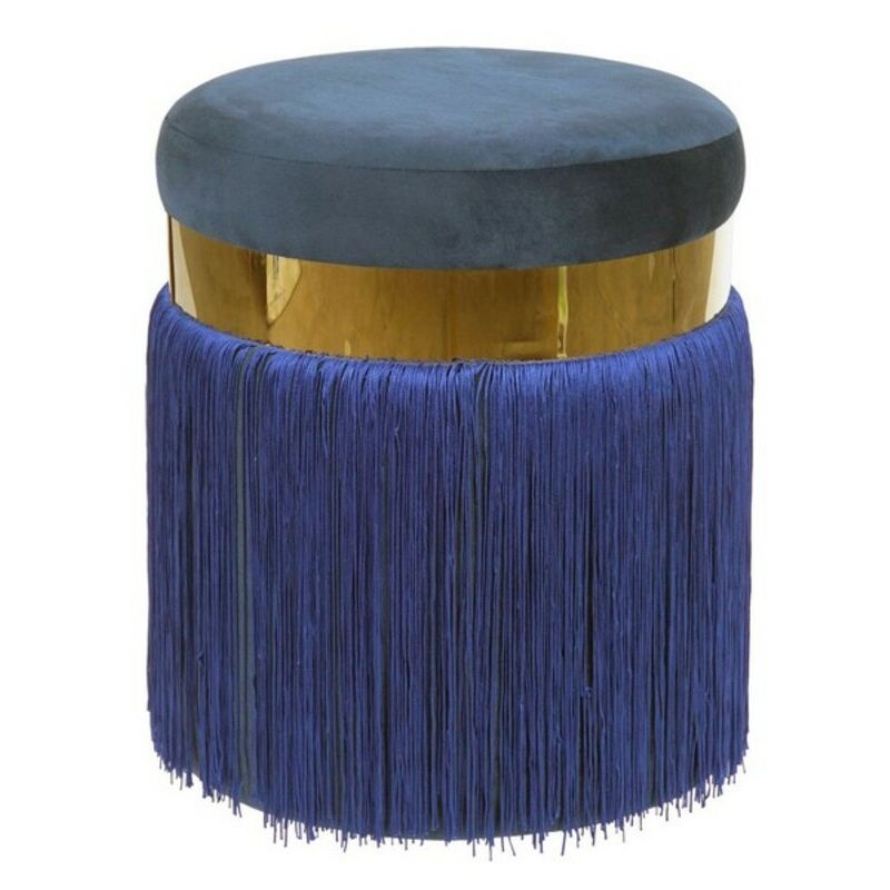 

Reposapiés DKD Home Decor Poliéster Metal Glam (33 x 33 x 39 cm)