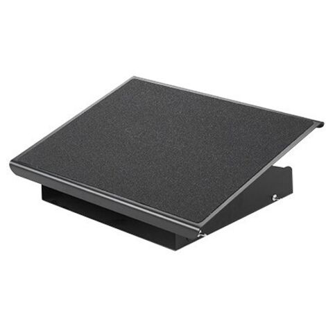Reposapies metalico q-connect ajustable 3 alturas 415x326x103 mm