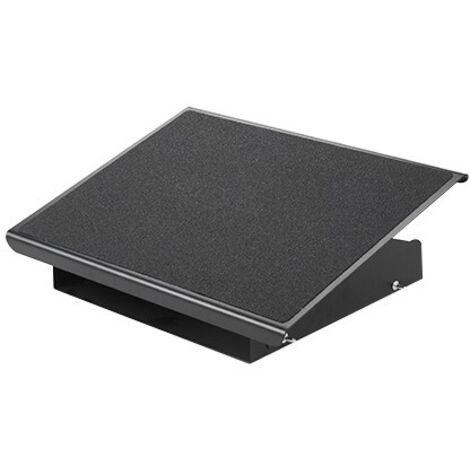 Reposapies metalico q-connect ajustable 3 alturas 415x326x103 mm