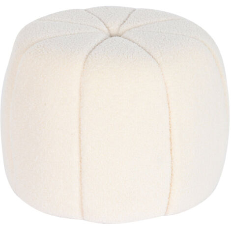 Reposapies Poliester 50X50X38 Borreguito Blanco