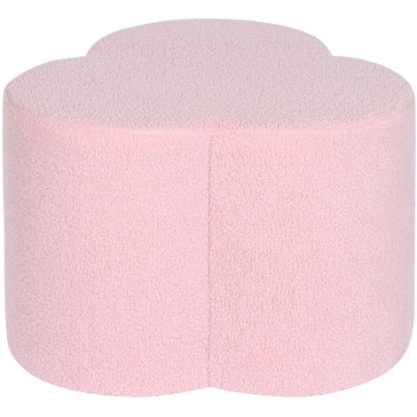 Reposapies Poliester 53X53X40 Borreguito Rosa MB206578