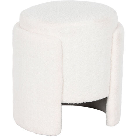 Reposapies Poliester Mdf 41X41X43 Borreguito