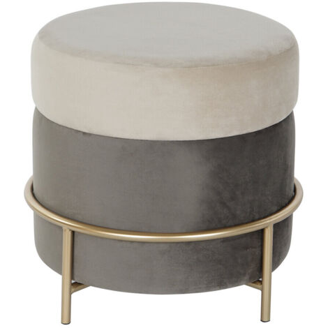 Reposapies Poliester Metal 48X48X46 Marron