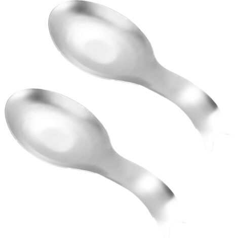 Repose-cuillère en acier inoxydable, spatule louche porte-ustensiles pour comptoir de cuisine, va au lave-vaisselle