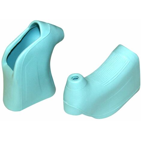 Repose main cocotte vert céleste turquoise levier de frein vélo de course cycle vintage (paire)