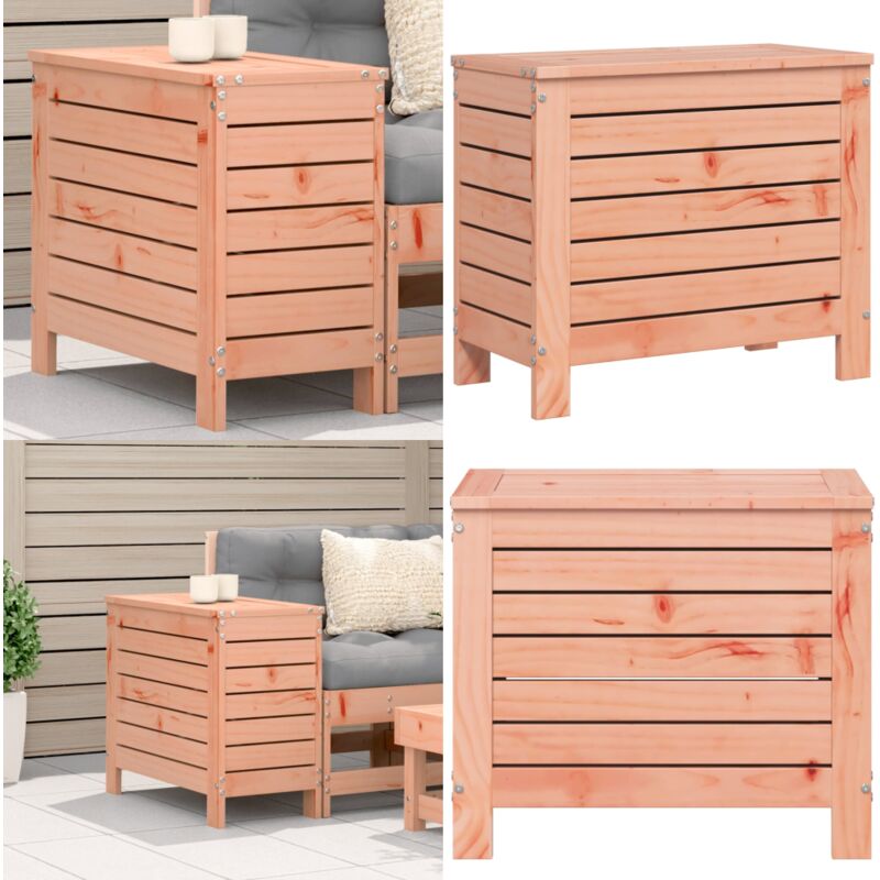 Repose-pied de jardin 62x31,5x52 cm bois massif de douglas - Repose Pied Jardin - Mobilier De Jardin - Fauteuil De Jardin - Pouf Extérieur - Bois De