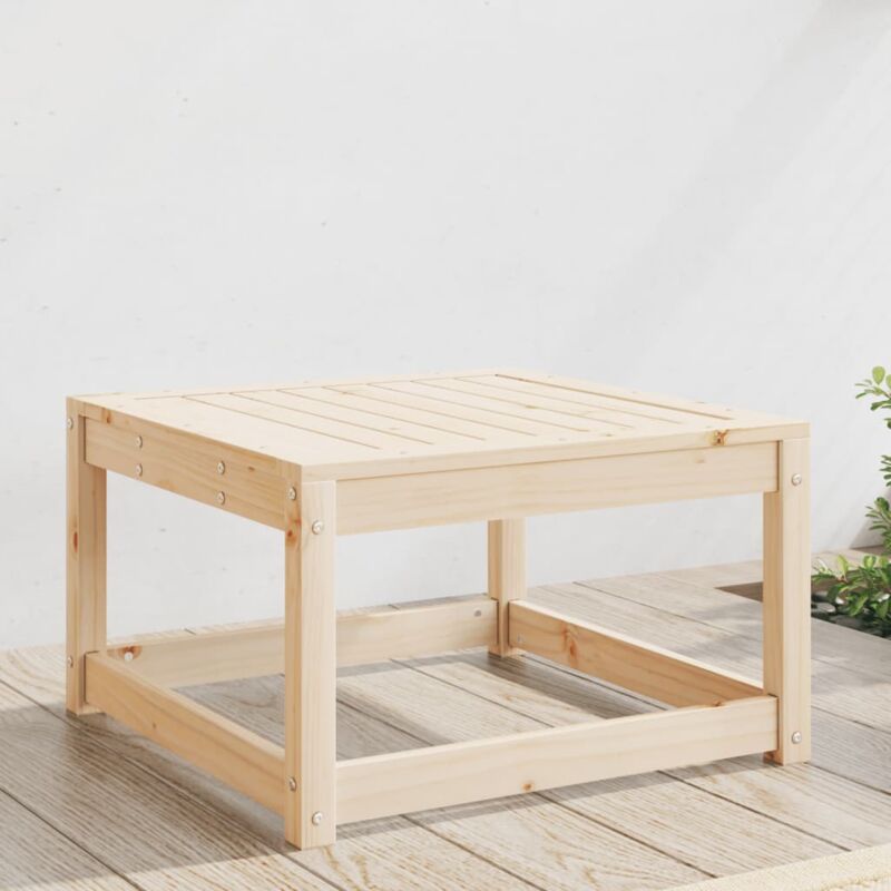 Vidaxl - Repose-pied de jardin bois de pin massif