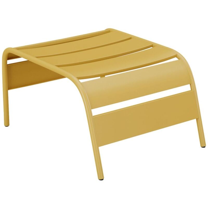 Vente-unique - Repose pied en métal - Jaune moutarde - mirmande de mylia