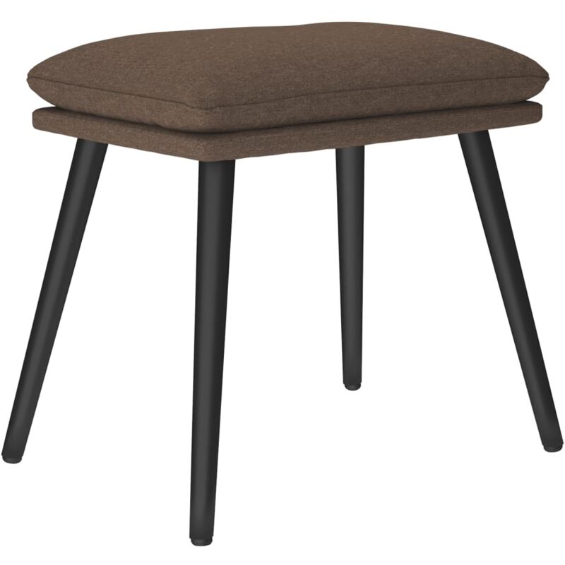 Repose-pied Taupe 45x29,5x35 cm Tissu Vidaxl