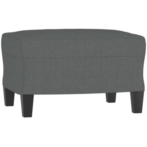 Repose-pied Gris foncé 60x50x41 cm Tissu CFW689733