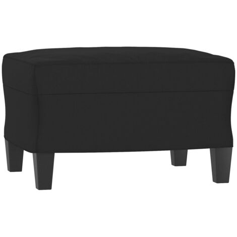 Repose-pied Noir 60x50x41 cm Tissu microfibre CFW641985