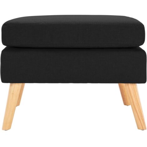 Repose-pied Noir Tissu CFW150295