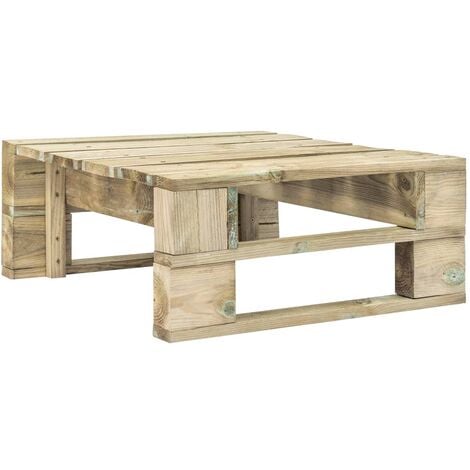 Repose-pied palette de jardin Bois