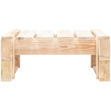 Repose-pied palette de jardin，Tabouret  de jardin bois CFW71418