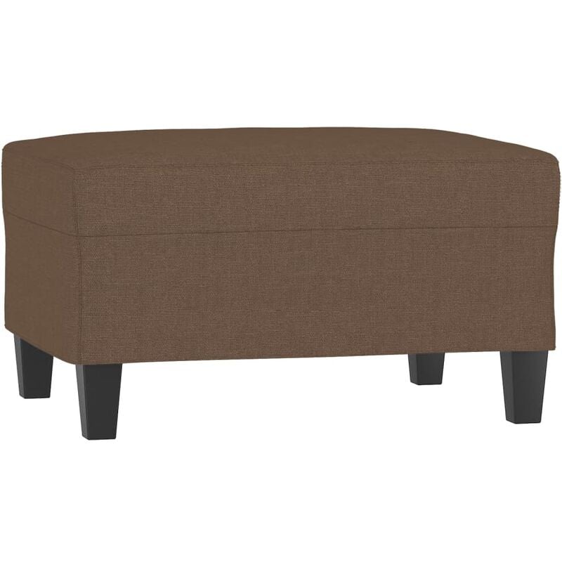 Repose-pied Marron 70x55x41 cm Tissu vidaXL