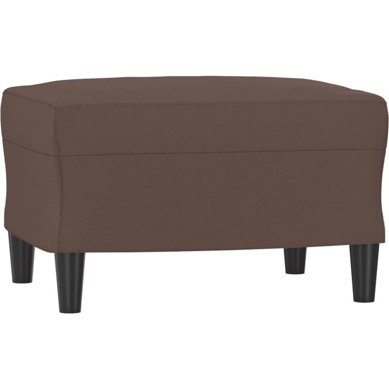 Repose-pied Marron 60x50x41 cm Similicuir Vidaxl