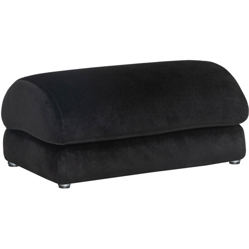 Repose-pied sous le bureau - repose pied bureau antidérapant - mousse souple velours noir