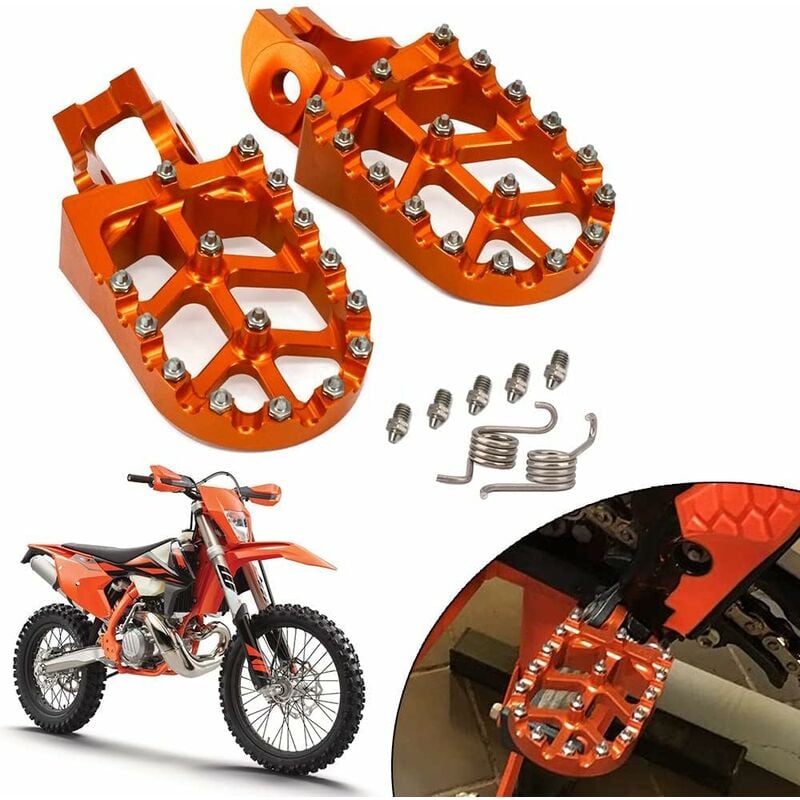 Ersandy - Repose-pieds cnc mx pour moto 85 125 150 250 300 350 450 500 sx xc-w sx-f xc-f exc-f sx-f sx-f sx-f sx-f Factory edtion xc-f tc fc fe te fs