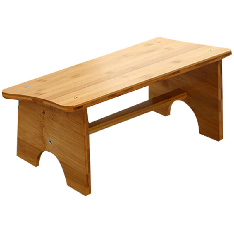 Repose-pieds de bureau antidérapant et multifonctionnel en bois robuste, idéal pour la maison, le bureau ou la salle d'étude. Soulage la fatigue et