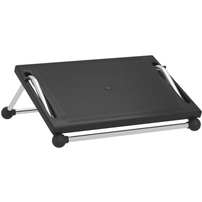 Repose-pieds de bureau ergonomique 45 x 40 x 13,5 cm HIPS noir DEC030481