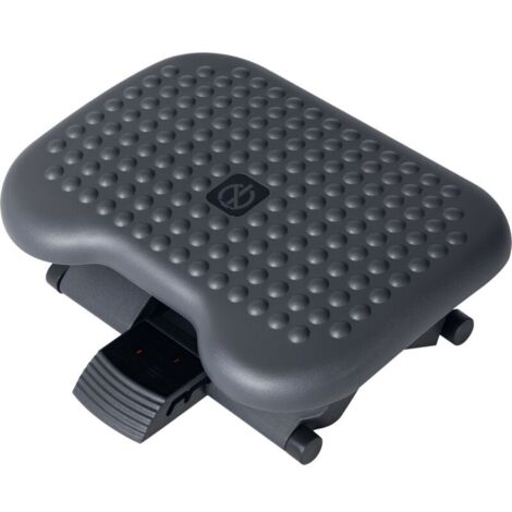 Repose-pieds de bureau. repose-pieds ergonomique. angle ajustable 30°. hauteur ajustable à 3 positions. pour bureau et maison. gris foncé