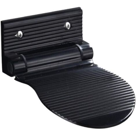 Repose-pieds de douche antidérapant en aluminium, pédale de douche de salle de bain, repose-pied de rasage pour douche, repose-pieds pliable robuste, repose-pieds avec vis de fixation
