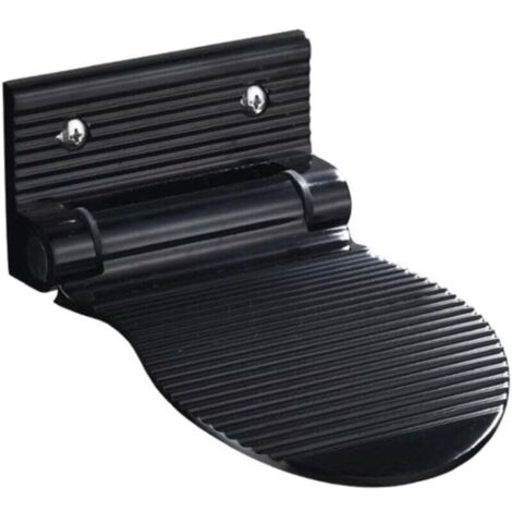 Repose-pieds de douche antidérapant en aluminium, pédale de douche pour salle de bain, repose-pieds pour rasage de douche, repose-pieds pliable robuste, repose-pieds avec vis de montage