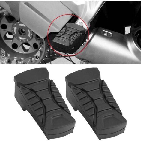 Repose-pieds moto R1200Gs Support pieds Caoutchouc, compatible 2014-2017 Propriétaires BMW R1200Gs/Adv