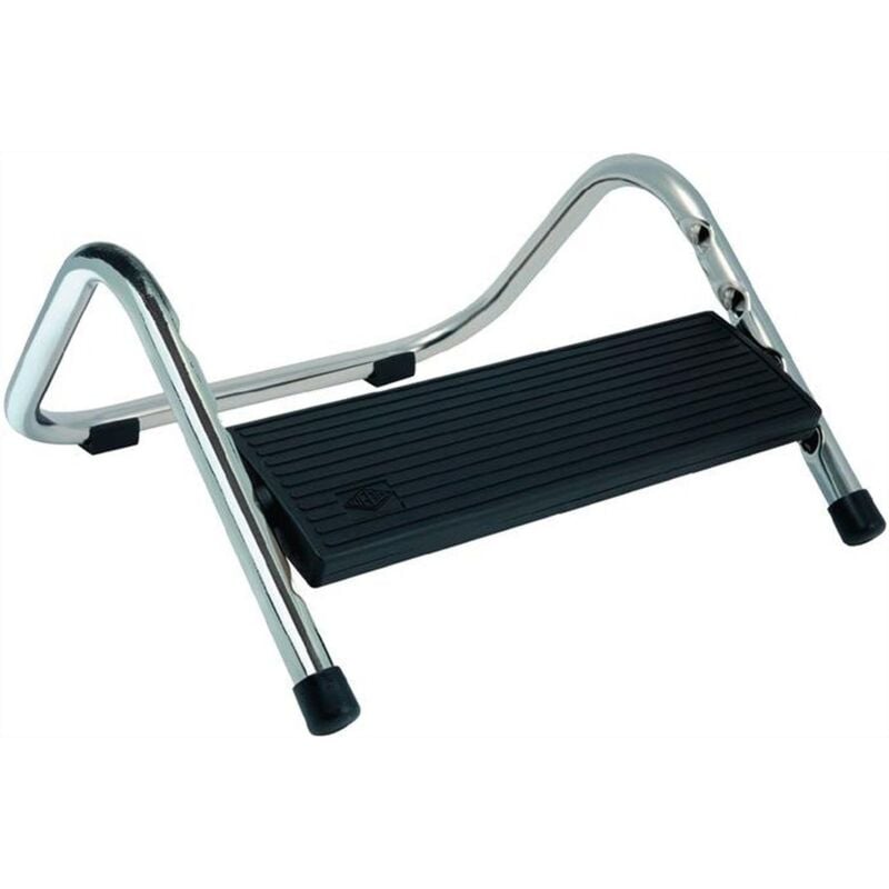 Repose-pieds noir l.335xP345xH165 mm ajustage de la hauteur 4x 60-145 mm