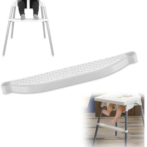 Repose-pieds réglable pour chaise haute bébé – plastique léger avec anneaux antidérapants en caoutchouc – compatible Antilop