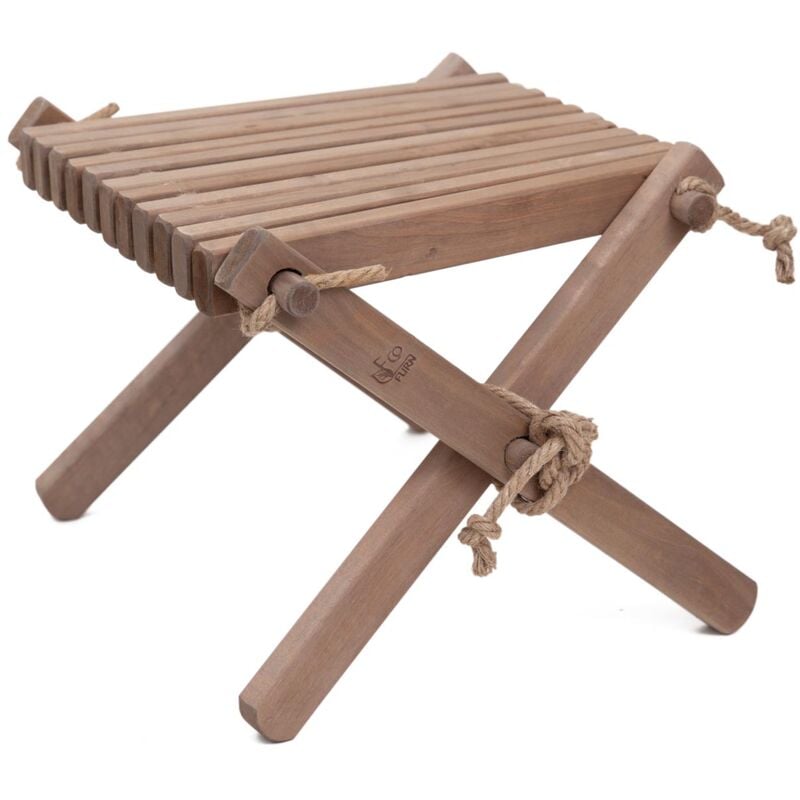 Repose pieds table basse Lilly Aulne gris