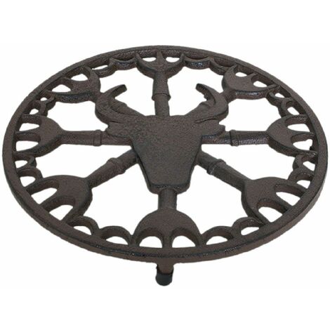 Repose plat tête de Taureau 23 cm