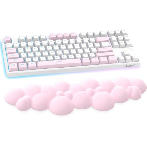 Repose-poignet ergonomique Cloud-Soft pour 100 touches 87 touches 68 touches clavier matériau PU base en caoutchouc antidérapant