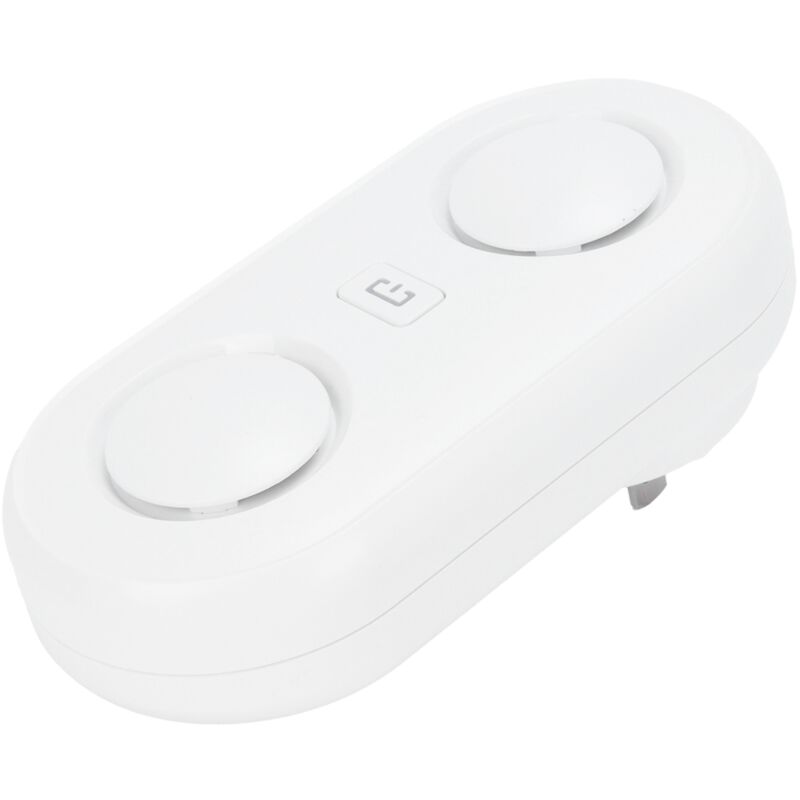 Repousse-Souris Ultrasonique à Conversion Automatique de Fréquence, Prise US 110V Blanc