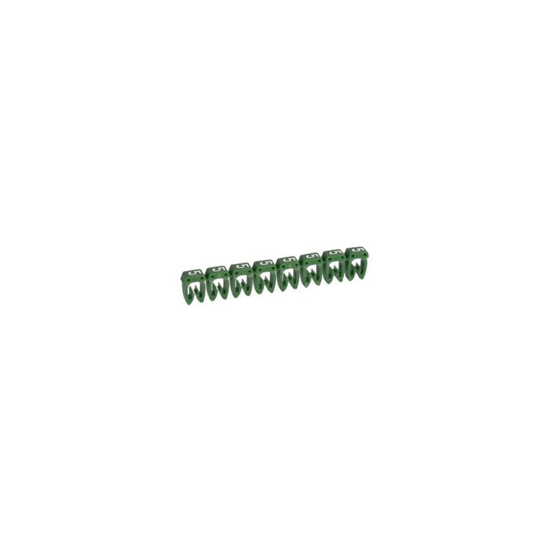 Legrand - 800 Repères cab 3 pour filerie 4mm² à 6mm² avec chiffre 5 Vert 038235