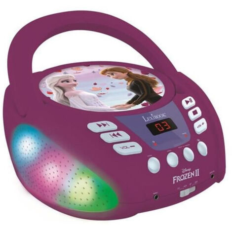 Reproductor de CD Bluetooth Frozen con Efectos de Luz