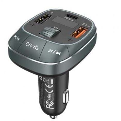 Reproductor MP3 y Transmisor FM Bluetooth para Coche Vention FFLB0