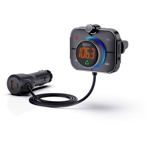 Reproductor MP3 y Transmisor FM para Coche Savio TR-14