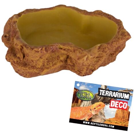 Reptile Nova Terrarium Ciotola per acqua e cibo M 13x10x3,5cm