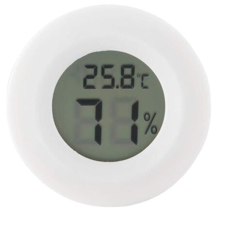 Reptilien-Thermometer-Hygrometer zur Überwachung von Temperatur und Luftfeuchtigkeit im Innenbereich, Miniatur-Digital-Hygrometer-Thermometer mit großem LCD-Bildschirm und Hintergrundbeleuchtung für R