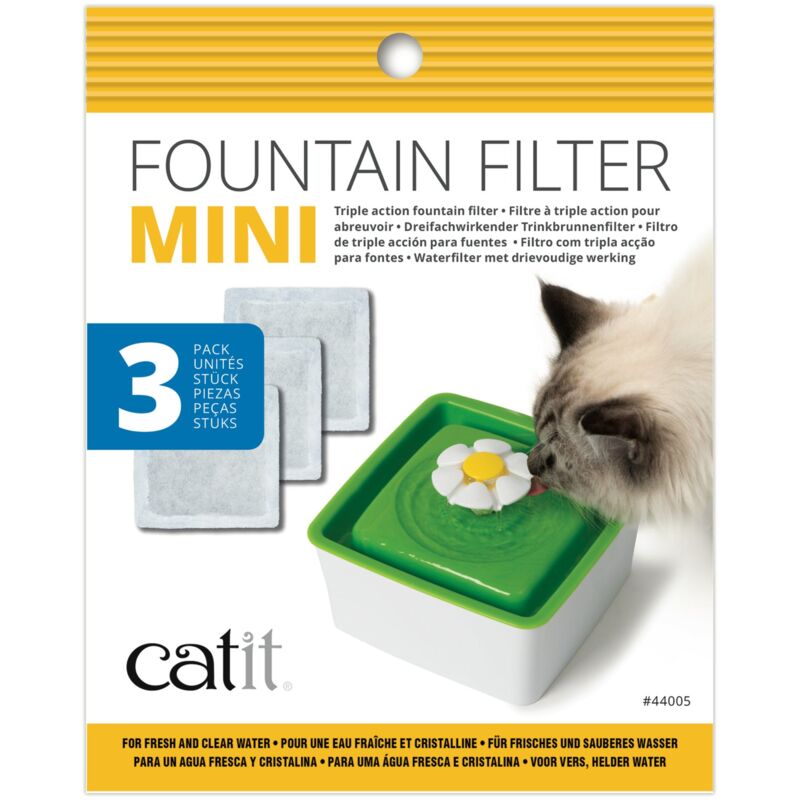 

filtro de triple acci�n fuente mini, 3uds - Catit