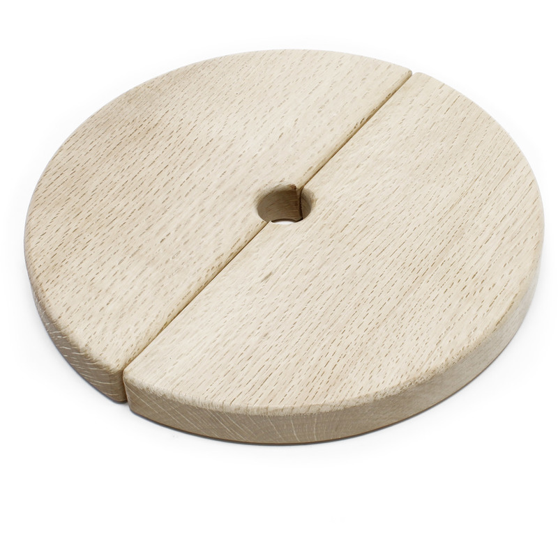 

Tapa de madera, 2 piezas, repuesto prensa fruta vino mosto 12-18l