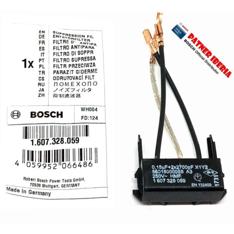 Repuesto original BOSCH 1607328059 Filtro antiparasitario