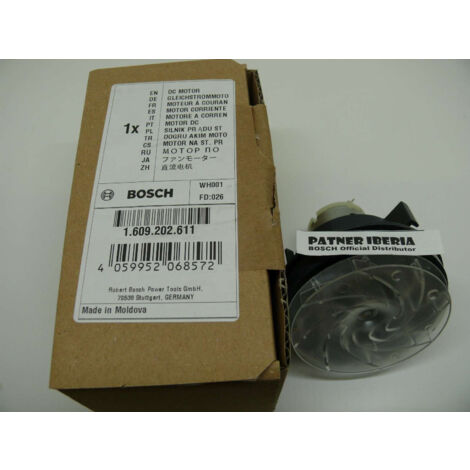 Repuesto original BOSCH 1609202611  Motor de corriente continua