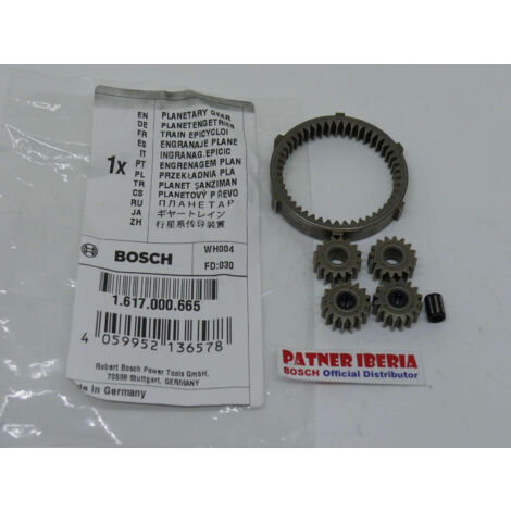 Repuesto original BOSCH 1617000665  Tren de engranajes planetarios para GBH 36 V-Li GBH 18 V-Li y GBH 18 V-EC
