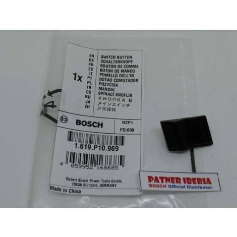 Repuesto original BOSCH 1619P10969  Botón de mando GWS 700 GWS 7-115 GWS 9-115